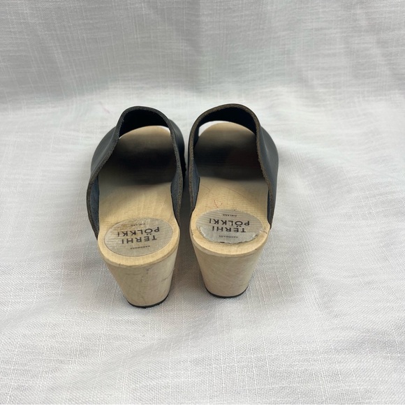 Anthropologie Peep Toe Leather Clogs by Terhi Polkki - Picture 5 of 8